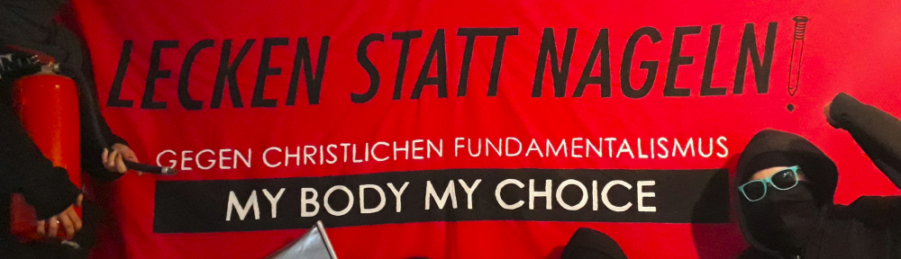 Solidarische Grüße nach München, gegen den „1000 Kreuze Marsch“ 2019